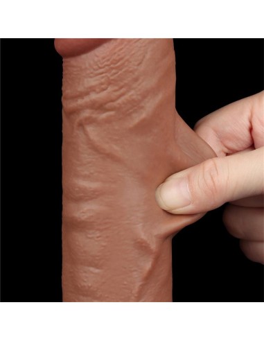 Dildo con Piel Retractil 95 Bronceado
