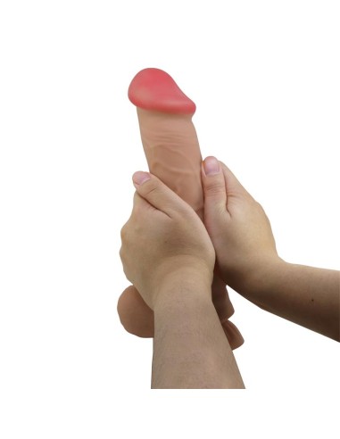 Dildo Realista Piel Deslizante Retractil 26 cm