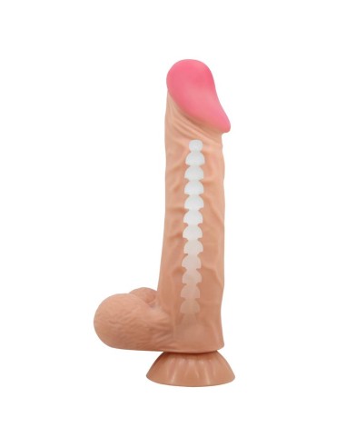 Dildo Realista Piel Deslizante Retractil 24 cm