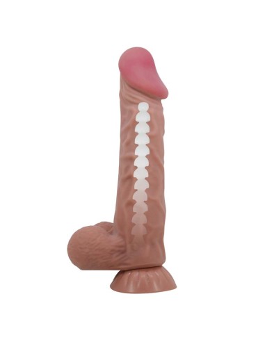 Dildo Realista Piel Deslizante Retractil 24 cm
