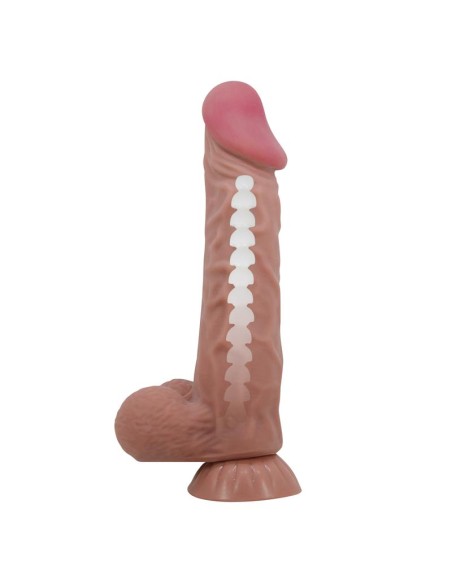 Dildo Realista Piel Deslizante Retractil 24 cm