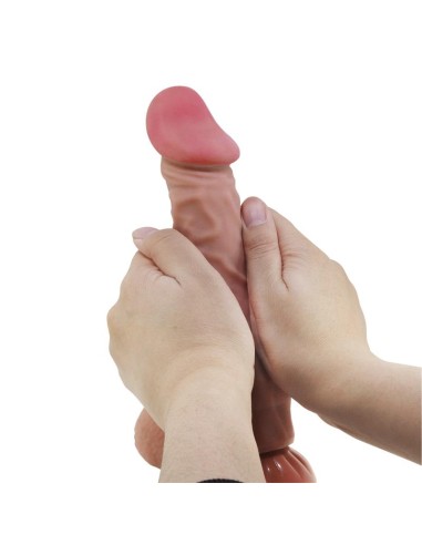 Dildo Realista Piel Deslizante Retractil 24 cm