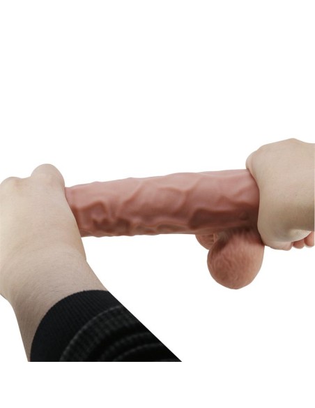 Dildo Realista Piel Deslizante Retractil 24 cm