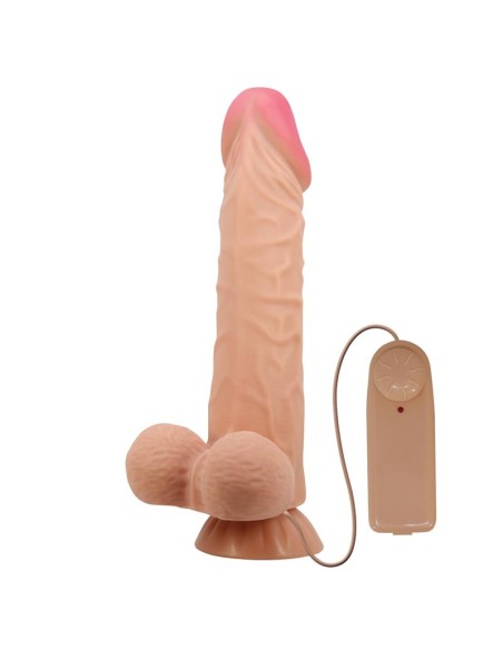 Dildo Realista Doble Densidad Piel Deslizante Retractil 24 cm