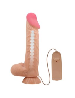 Dildo Realista Doble Densidad Piel Deslizante Retractil 24 cm 2