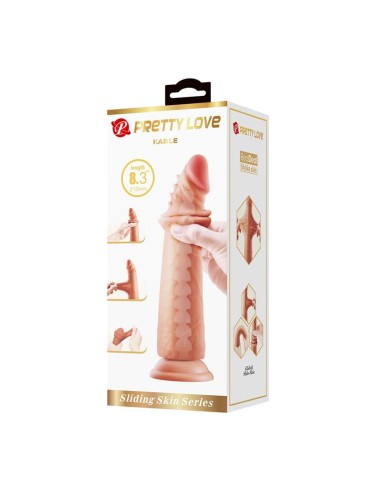 Kable Dildo Piel Deslizante Retractil 83