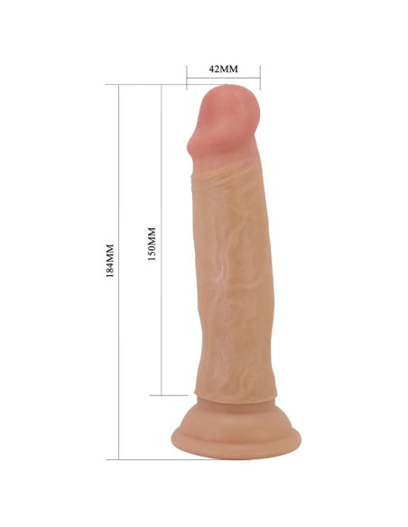 Dildo con Piel Deslizante Retractil 184 cm