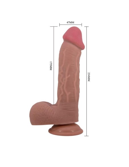 Dildo Realista con con Piel Retractil 92