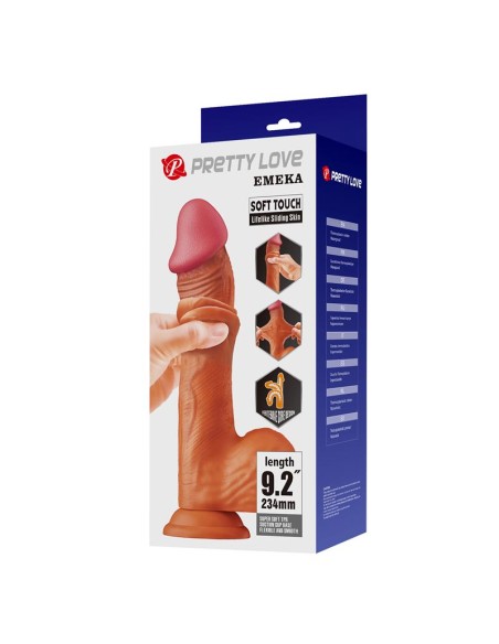 Dildo Realista con con Piel Retractil 92
