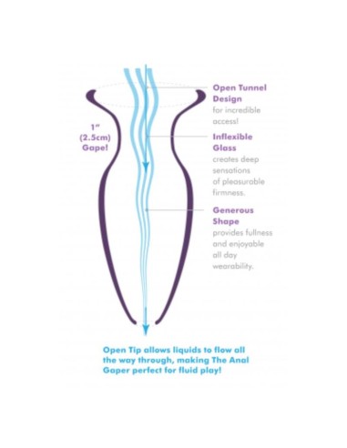 Plug Anal Gaper Grande Transparente