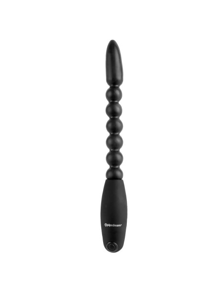 Bolas Anales con Vibracion Flexa Pleaser Negro