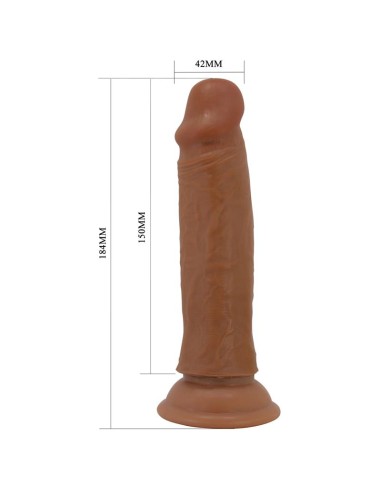Quentin Dildo con Piel Deslizante Retractil 184 cm