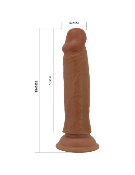 Quentin Dildo con Piel Deslizante Retractil 184 cm