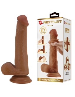 Tallen Dildo con Piel Deslizante Retractil 22 cm