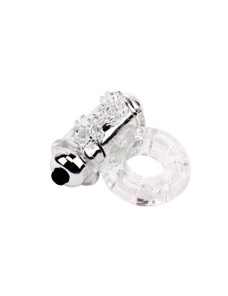 Anillo Vibrador para el Pene Bull Ring Transparente 2