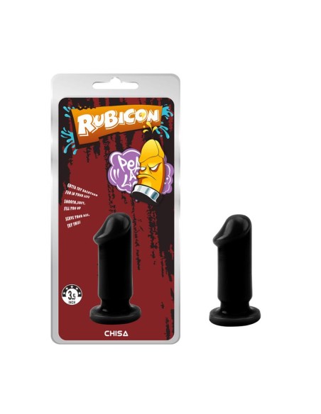 Plug Anal Evil Talla S 9 x 33 cm Negro