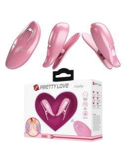 Cailey Pinzas para Pezones con Vibracion y Control Remoto