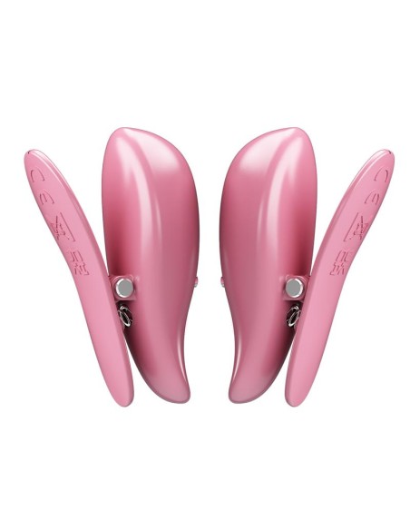 Cailey Pinzas para Pezones con Vibracion y Control Remoto