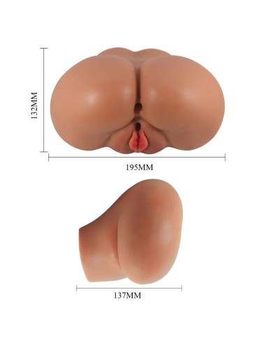 Luna Masturbador con Vibracion Vagina y Ano