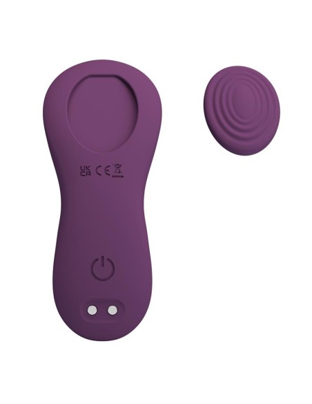 Mane Vibrador de Braguita con App Purpura