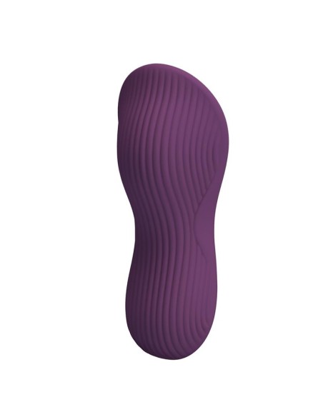 Mane Vibrador de Braguita con App Purpura