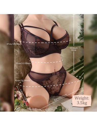 Vera Torso Masturbador Realista 325 kgs