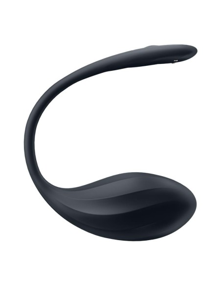 Ribbed Petal Vibrador de Braguita APP Negro Ribbed Petal Vibrador de Braguita APP Negro