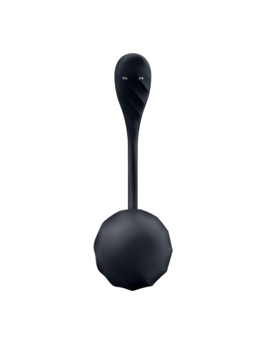 Ribbed Petal Vibrador de Braguita APP Negro