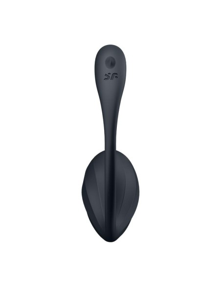 Ribbed Petal Vibrador de Braguita APP Negro Ribbed Petal Vibrador de Braguita APP Negro