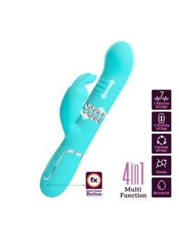 Coale Vibrador con Bolas Rotatorias y Up and Down USB
