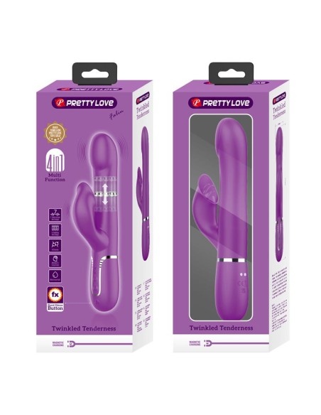 Zalin Vibrador con Bolas Rotatorias y Lengua