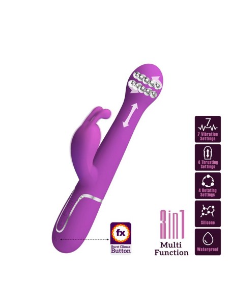 Dejon Vibrador con Thrusting y Rotacion Twinkled