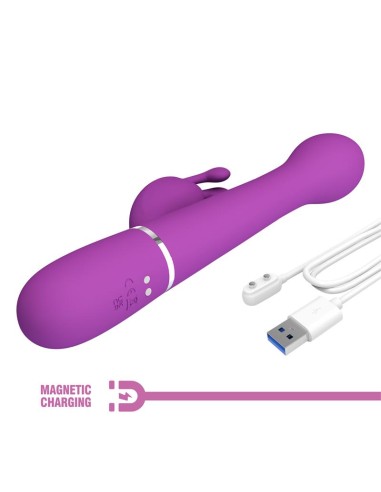 Dejon Vibrador con Thrusting y Rotacion Twinkled