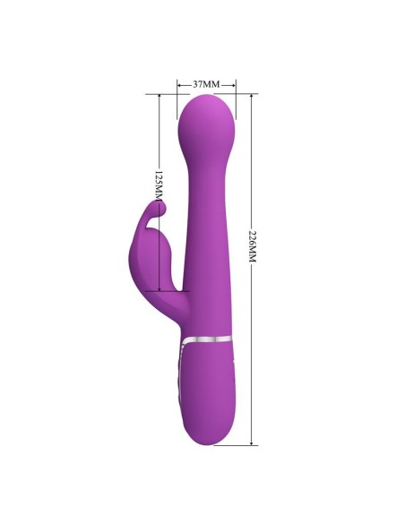 Dejon Vibrador con Thrusting y Rotacion Twinkled