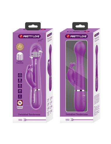 Dejon Vibrador con Thrusting y Rotacion Twinkled