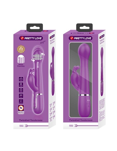 Dejon Vibrador con Thrusting y Rotacion Twinkled