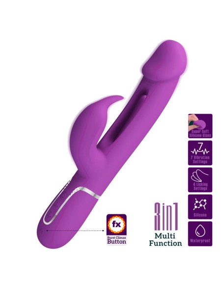 Kampas Vibrador con Lengua Lila