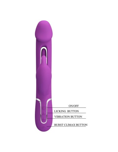 Kampas Vibrador con Lengua Lila