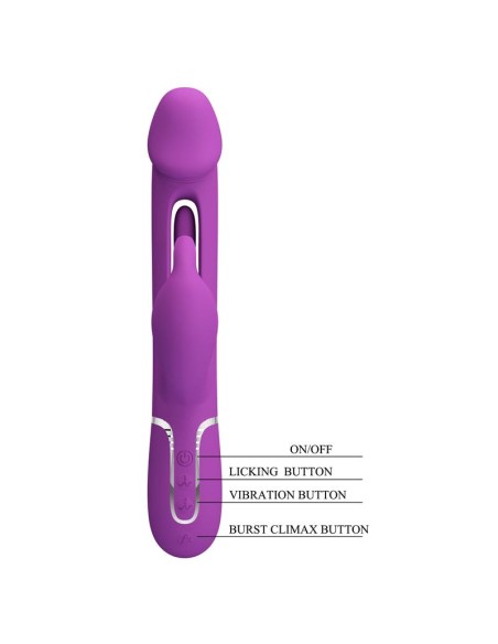 Kampas Vibrador con Lengua Lila
