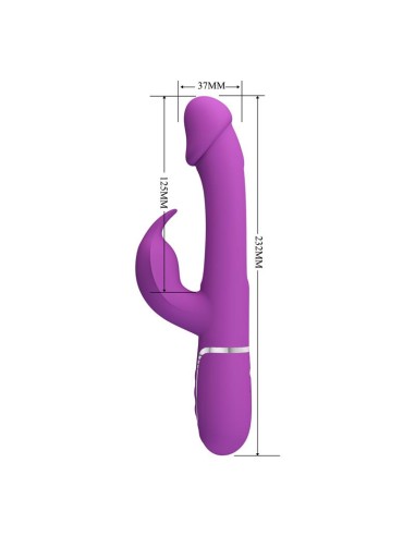 Kampas Vibrador con Lengua Lila