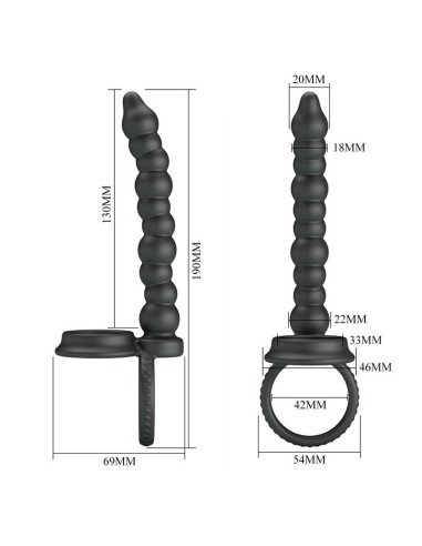 Dillion Cadena Anal con Anillo para el Pene