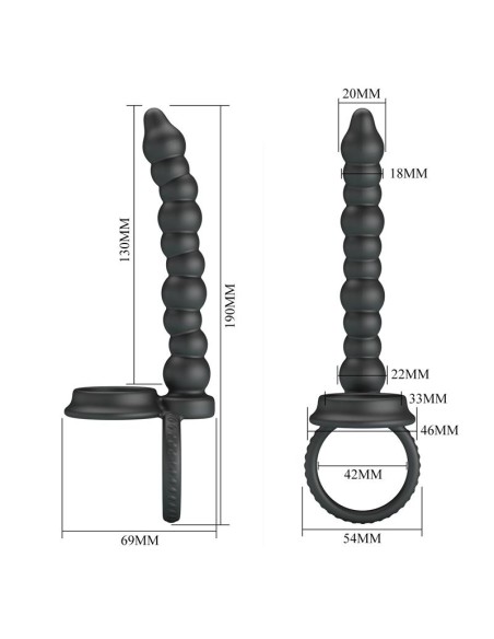 Dillion Cadena Anal con Anillo para el Pene