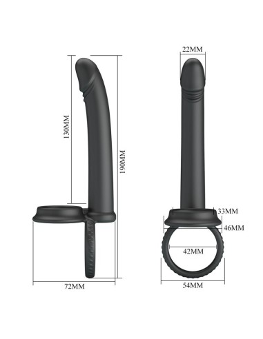 Moses Plug Anal con Anillo para el Pene