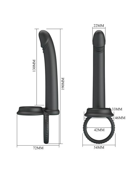 Moses Plug Anal con Anillo para el Pene