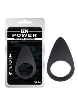 Anillo para el Pene Party Hat Silicona Negro