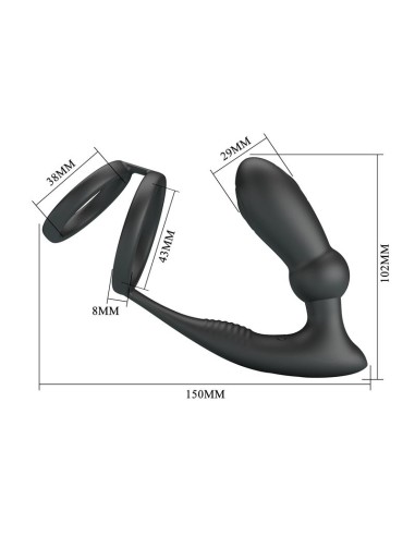 Emoni Anillo Vibrador para el Pene y Plug Anal