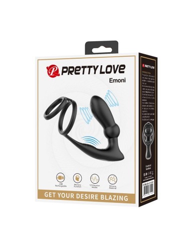 Emoni Anillo Vibrador para el Pene y Plug Anal