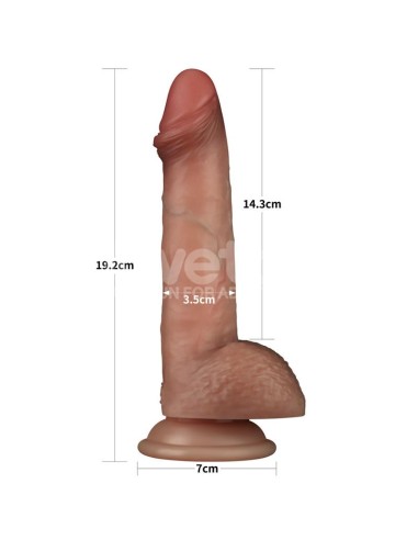 Sliding Pro Dildo Piel Deslizante Retractil Dual Layer 75