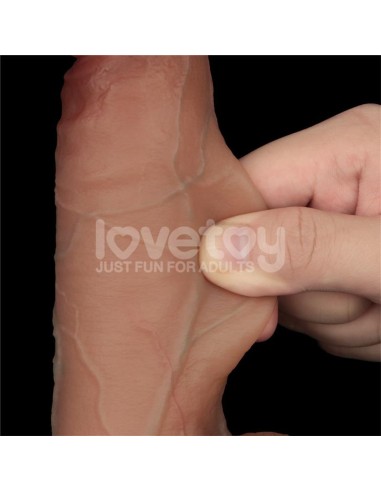 Sliding Pro Dildo Piel Deslizante Retractil Dual Layer 85