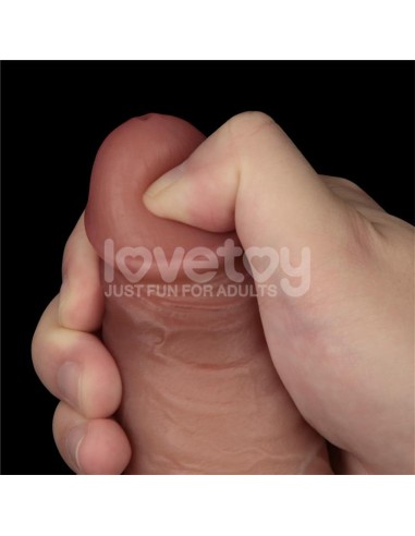 Sliding Pro Dildo Piel Deslizante Retractil Dual Layer 85